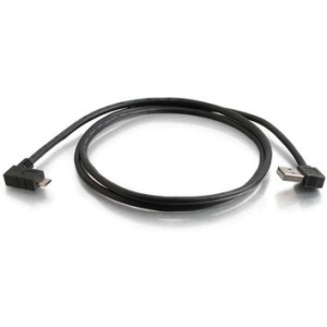 C2g 28116 Cables C2g 5m Usb A To Micro-usb B Cable With Right Angeled Connectors-usb 2.0 16ft - Usb For Pda, Cellular 075712028116