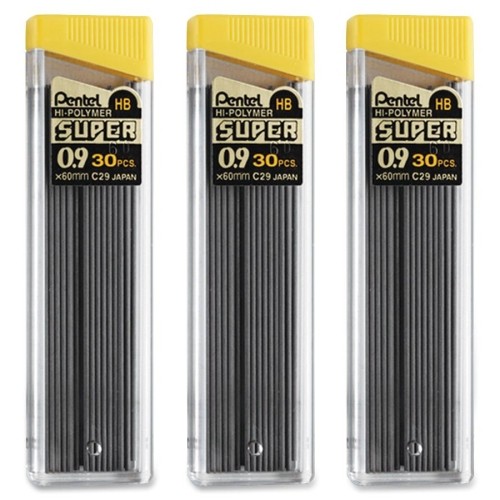 Pentel C29BPHB3 Pen/Pencil Refills Super Hi-polymer Lead Refill PENC29BPHB3 072512200162