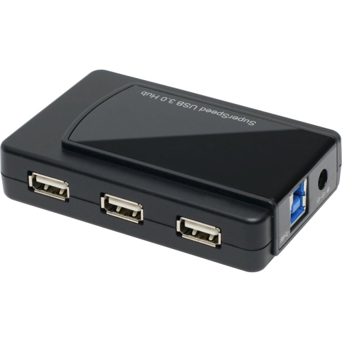 Syba SY-HUB20078 USB/Firewire Adapters Syba Multimedia Infozone Combo Usb 3.0 + Usb 2.0 7-port Hub With Usb 3.0 Cable And Ac Adapter - Usb  Syhub20078 818213500060
