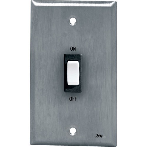 Middle Atlantic USC-SW Dimmer Switches Middle Atlantic Remote Wall Plate Switch - Silver (usc-sw) Uscsw 656747081880