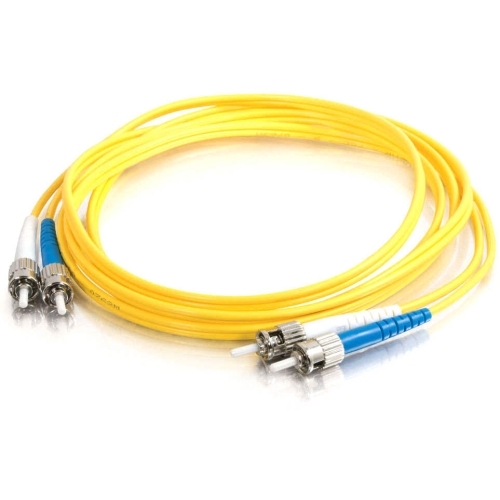 C2g 11246 Cables C2g-15m St-st 9/125 Os1 Duplex Singlemode Fiber Optic Cable (taa Compliant) - Yellow - 15m St-st 9/1 757120112464