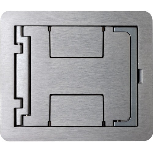 Middle Atlantic FPBTCNK Faceplates & Mounting Boxes Wiremold Fpbtc - Floorport Series Blank Cover Assembly - Nickel - Die-cast Aluminum (fpbtcnk) 999570223608
