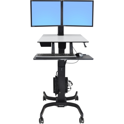 Ergotron 24-214-085 Stands & Cabinets Workfit-c Dual Sit-stand Workstation 24214085 854587105982