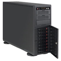 Supermicro CSE-743TQ-1200B Computer Cases Supermicro Superchasis 743tq-1200b System Cabinet - Black - 4u - 11 X Bay - 6 X Fan(s) Installed - 1 Cse743tq1200b 672042096022