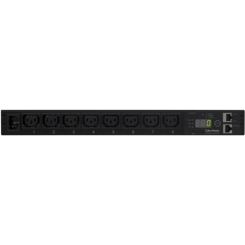 CyberPower PDU15MHVIEC8FNET PDUs Monitored Pdu Rm 1u Pdu15mhviec8fnet 15a 8-outlet 751492203607
