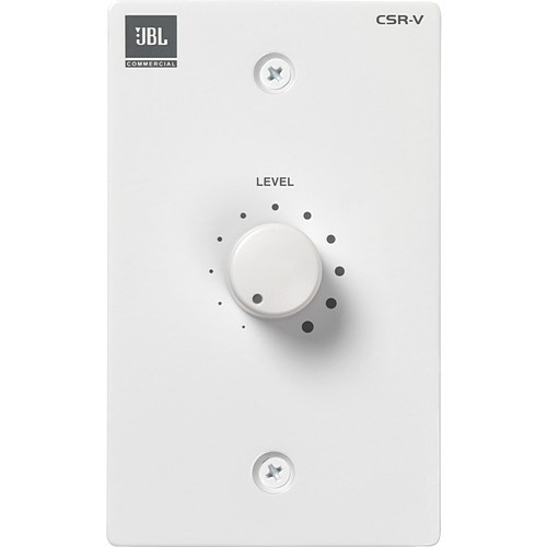 Jbl CSR-V-WHT A/V Control Panels Wall Controller With Volume Control White For Csm-21,csm-32 All Csma (csr-v-wht) Csrvwht 