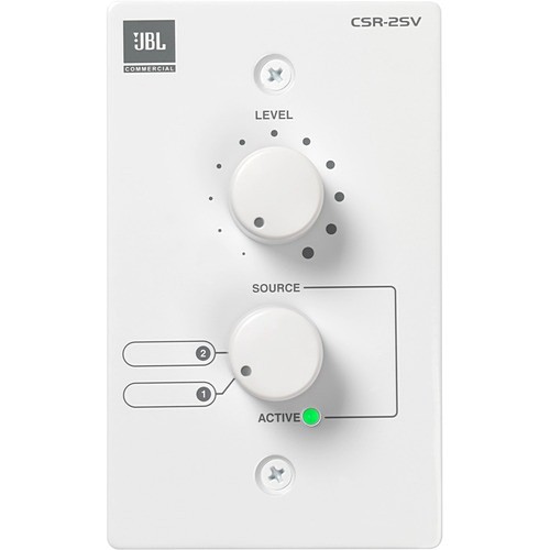 Jbl CSR-2SV-WHT Dimmer Switches Wall Controller W/2-position Source Selector And Volume Control;us Version (csr-2sv-wht) Csr2svwht 013039216069