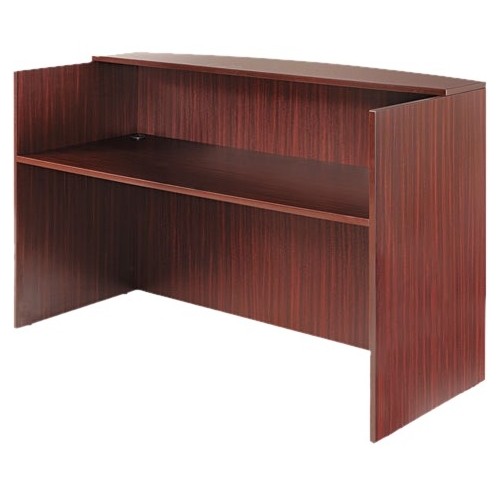 Alera VA327236MY Tables & Desks Valencia Series Reception Desk With Transaction Counter ALEVA327236MY 042167303105