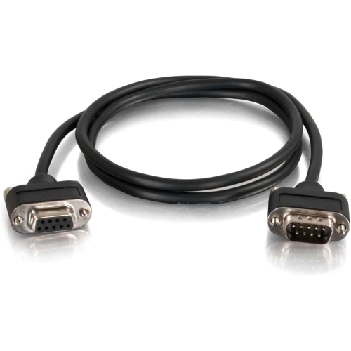 C2g 52184 Cables C2g 6ft Cmg-rated Db9 Low Profile Null Modem M-f - 6 Ft Serial Data Transfer Cable For Monitor, Mode 757120521846