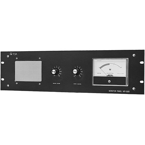 Toa MP-032B Miscellaneous Devices Toa Mp-032b Passive Monitor Panel - 5.2" Height X 19" Width X 2.4" Depth - Black Mp032b 