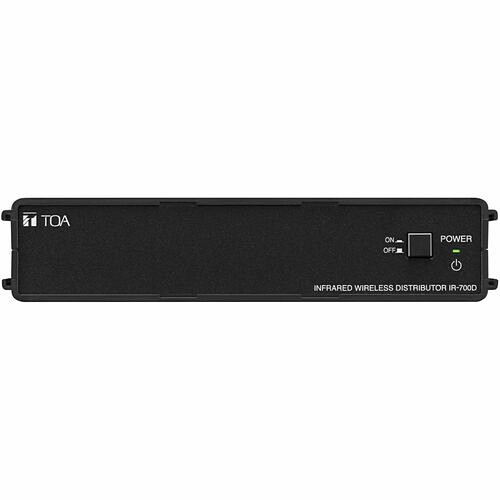 Toa IR-700D US Miscellaneous Devices Toa Ir-700d Infrared Wireless Distributor - 1.7" Height X 8.3" Width X 7.9" Depth - Black - Abs Resi Ir700dus 