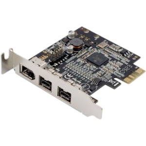 Syba SD-PEX30009 USB/Firewire Adapters Syba Multimedia 2 Port 1394b Firewire And1 Port 1394a Pci-e 1.0 X1 Card - Add Firewire Ports To Your Sdpex30009 728072109598