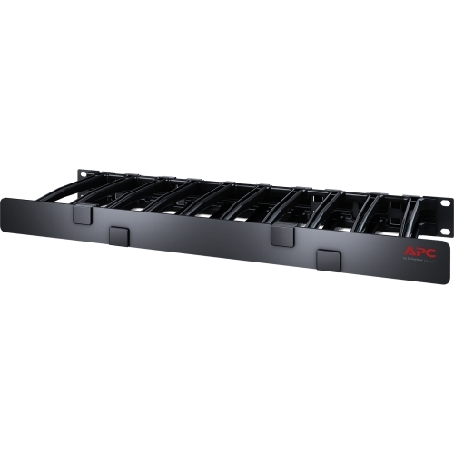 Apc Schneider AR8612 Cable Management Apc By Schneider Electric Horizontal Cable Manager - Cable Manager - Black - 1u Rack Height - Taa Co 731304291558