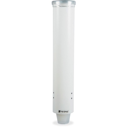 San Jamar C4160WH Cup Dispensers Small Pull-type Water Cup Dispenser SJMC4160WH 759376142400