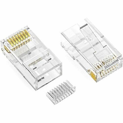 Kendall Howard, Inc CAT6END-100PK Cable Ends/Connectors Cat6 Rj45 Plugs - 100 Pack Universal Plugs Compatible With Both Solid And Strand (cat6end-100pk) Cat6end100pk 893339003107