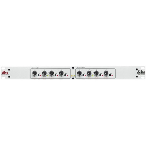 Dbx 223XS Audio Crossovers Dbx Stereo 2-way/mono 3-way Crossover With Xlr Connectors (223xs) 818267716233