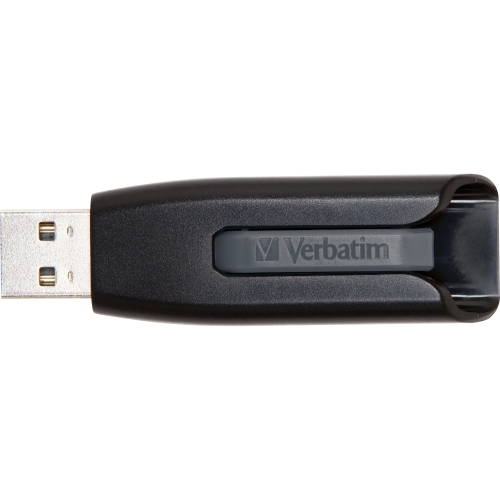 Verbatim 49173 Flash Drives 32gb Store 'n' Go V3 Usb 3.2 Gen 1 Flash Drive - Gray 018208884889
