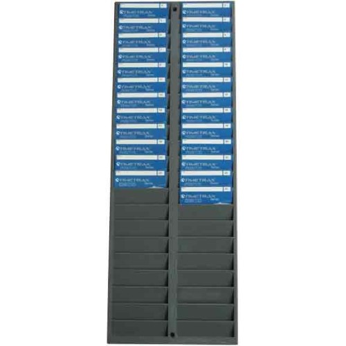 Pyramid Time System 500-4 Racks & Organizers Pyramid 500-4 40-pocket Employee Id Badge Rack - 40 X Card - 40 Pocket(s) - 3.50" X 1" - 22.6" Heigh 5004 044942705043