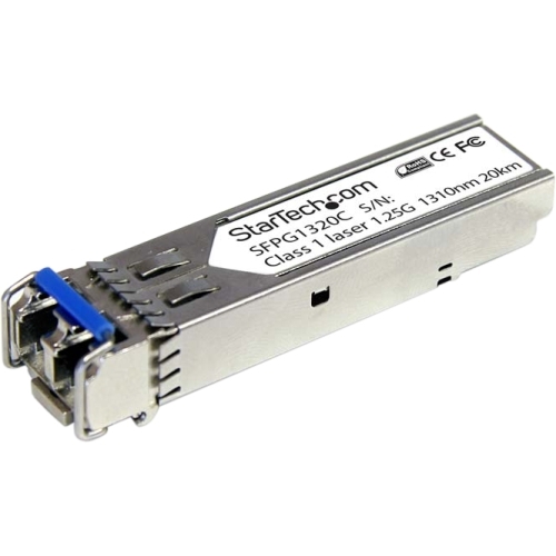 Startech SFPG1320C Switch Modules 1.25 Gbps Gigabit 1310nm Gbic Sm Lc Fiber Sfp Transceiver W/ Ddm - 20km 065030846677