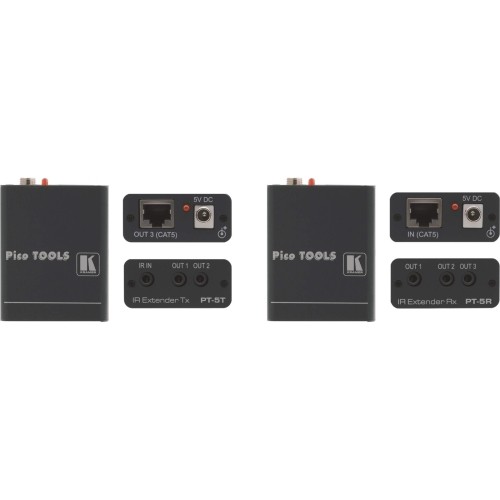 Kramer Electronics PT-5R/T IR Interfaces Kramer Ir Extender And Repeater - 820 Ft On-axis Coverage - 36 Hz To 40 Khz - Rack Mount (pt-5r/t) Pt5rt 818252107855