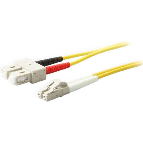 Addon ADD-SC-LC-1M9SMF Cables Addon 1m Lc (male) To Sc (male) Yellow Os2 Duplex Fiber Ofnr (riser-rated) Patch Cable - 100% Compat Addsclc1m9smf 733961703016