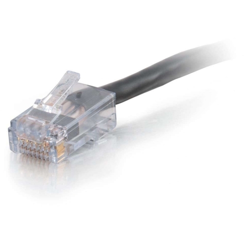 C2g 15295 Cables C2g 10ft Cat6 Non-booted Network Patch Cable (plenum-rated) - Black - 10 Ft Category 6 Network Cable 757120152958