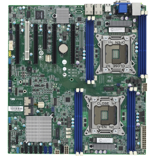 Tyan S7055WAGM3NR Motherboards Tyan S7055 Server Motherboard - Intel C602 Chipset - Socket R Lga-2011 - Ssi Eeb - 128 Gb Ddr3 Sdram 635872031274