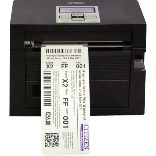 Citizen America CL-S400DTU-R Thermal & Label Printers Citizen Cl-s400dt Desktop Direct Thermal Printer - Monochrome - Label Print - Usb - Serial - Black - Cls400dtur 