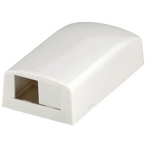 Panduit CBX2WH-AY Faceplates & Mounting Boxes Panduit Mini-com Cbx2wh-ay Mounting Box - 2 X Total Number Of Socket(s) - White - Acrylonitrile Buta Cbx2whay 074983032037