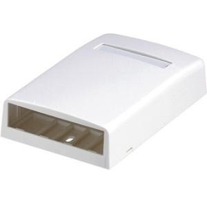 Panduit CBX4WH-AY Faceplates & Mounting Boxes Panduit Mini-com Cbx4wh-ay Mounting Box - 4 X Total Number Of Socket(s) - White - Acrylonitrile Buta Cbx4whay 818213368592