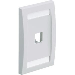 Panduit CFPE1WHY Faceplates & Mounting Boxes Panduit Executive Cfpe1why Faceplate - 1 X Total Number Of Socket(s) - 1-gang - White - Acrylonitril 007498303323