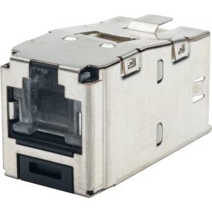 Panduit CJS6X88TGY Cable Ends/Connectors Panduit Network Connector - 1 Pack - 1 X Rj-45 Network Female - Black (cjs6x88tgy) 074983035656