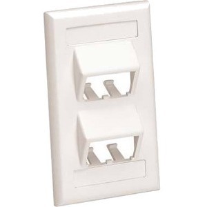 Panduit CFPSL4WHY Faceplates & Mounting Boxes Panduit Classic Cfpsl6why Faceplate - 4 X Total Number Of Socket(s) - 1-gang - White - Acrylonitrile 007498303415