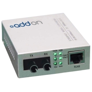 Addon ADD-GMC-LX-2ST Transceivers/Media Converters Addon 10/100/1000base-tx(rj-45) To 1000base-lx(st) Smf 1310nm 20km Media Converter - 100% Compatible Addgmclx2st 821455034811