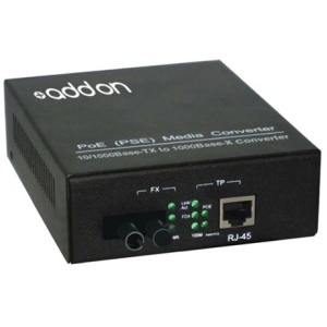 Addon ADD-GMCP-BX-DST Transceivers/Media Converters 1000base-tx To 1000base-bxd St Smf 20km Poe Media Converter Addgmcpbxdst 821455034828
