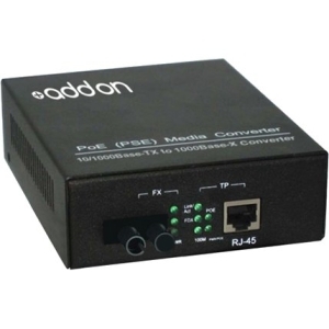 Addon ADD-GMCP-BX-UST Transceivers/Media Converters Addon 10/100/1000base-tx(rj-45) To 1000base-bxu(st) Bidi Smf 1310nm/1550nm 20km Poe Media Converter  Addgmcpbxust 821455034835