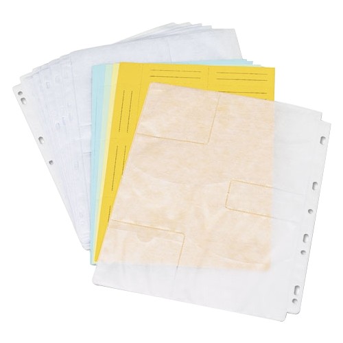 Innovera 39301 Storage Media Cases Two-sided Cd/dvd Pages For Three-ring Binder, 10/pack IVR39301 087547393017