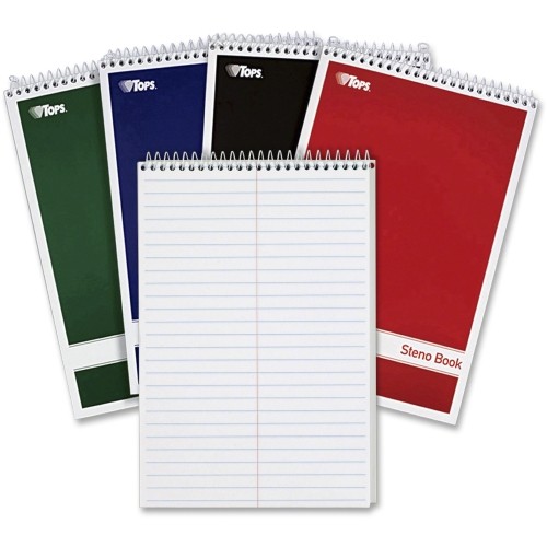 Tops 80220 Pads & Notebooks Gregg-ruled Steno Book TOP80220 025932802201