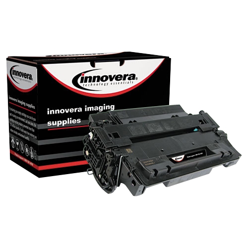 Innovera E255J Toners & Ink Cartridges E255j Compatible, Remanufactured, Ce255x(j) (55j) Toner, 18000 Yield, Black IVRE255J 686024125020