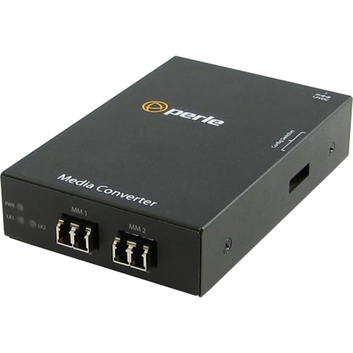 Perle Systems 05060484 Transceivers/Media Converters S-1000mm-m2lc2 - Gigabit Ethernet Fiber To Fiber Stand-alone Media Converter 734660604840