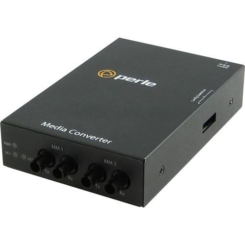 Perle Systems 05060494 Transceivers/Media Converters S-1000mm-m2st2 - Gigabit Ethernet Fiber To Fiber Stand-alone Media Converter 734660604949