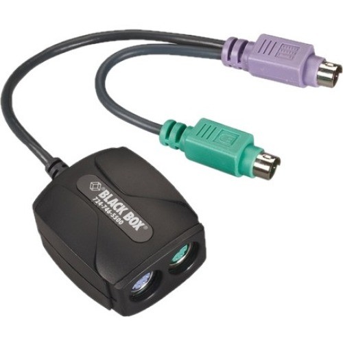 Black Box AC247A Miscellaneous Devices Black Box Ps/2 Keyboard And Mouse Ghost Emulator W/ Pass Thru Connection - 2.5" Width X 4.5" Depth X 013269138223