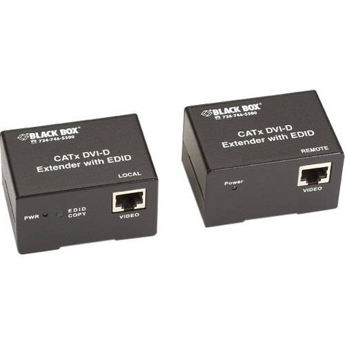 Black Box ACS2001A-R3 Video Consoles/Extenders Black Box Catx Dvi-d With Ddc Sl Extender Kit - 1 Input Device - 1 Output Device - 164.04 Ft Range - Acs2001ar3 037875512178
