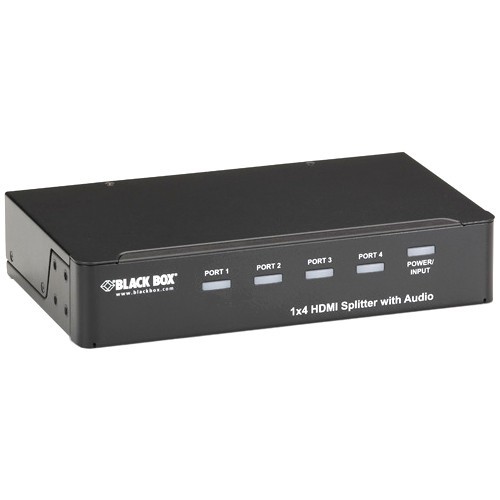 Black Box AVSP-HDMI1X4 Signal Splitters/Amplifiers 1 X 4 Hdmi Splitter With Audio Avsphdmi1x4 818289674214