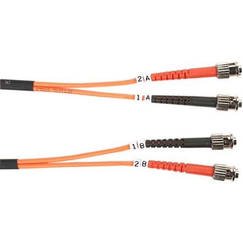 Black Box FO625-010M-STST Cables Black Box Fiber Optic Duplex Patch Network Cable - 32.80 Ft Fiber Optic Network Cable For Transceive Fo625010mstst 822088064459