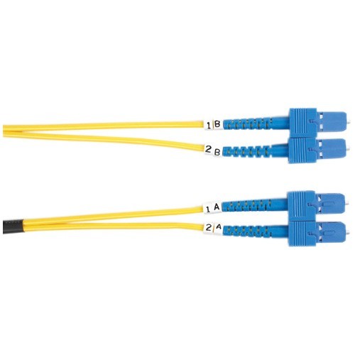 Black Box FOSM-002M-SCSC Cables Black Box Fiber Optic Duplex Patch Network Cable - 6.50 Ft Fiber Optic Network Cable For Transceiver Fosm002mscsc 013269117778
