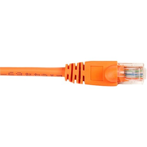 Black Box CAT6PC-005-OR Cables Cat6 Value Line Patch Cable, Stranded, Orange, 5-ft. (1.5-m) Cat6pc005or 818286606959