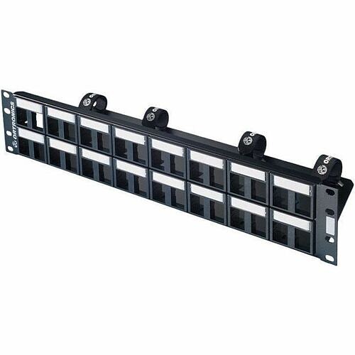C2g 401045291 Patch Panels Ortronics Tracjack Patch Panel Kit For 32 Modules - 32 Port(s) - 2u High - Black (401045291) 662875341505