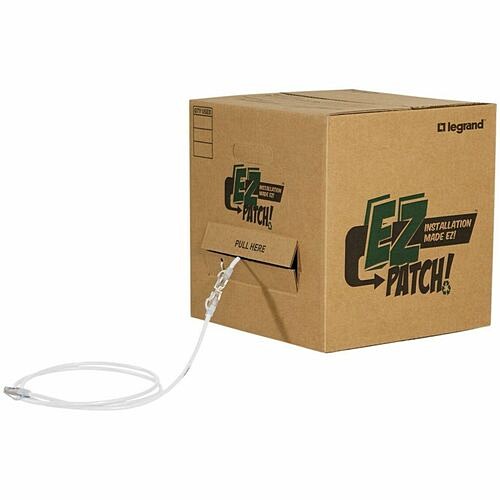 C2g EZC5E05Q50-09 Cables Ortronics Ez Patch Box, Cat5e 5ft, White, Qty 50 - 5 Ft Category 5e Network Cable For Network Device Ezc5e05q5009 662875897651