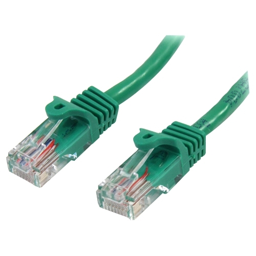 Startech 45PATCH5GN Cables 5 Ft Cat5e Green Snagless Rj45 Utp Cat 5e Patch Cable -  5ft Patch Cord 042111273508
